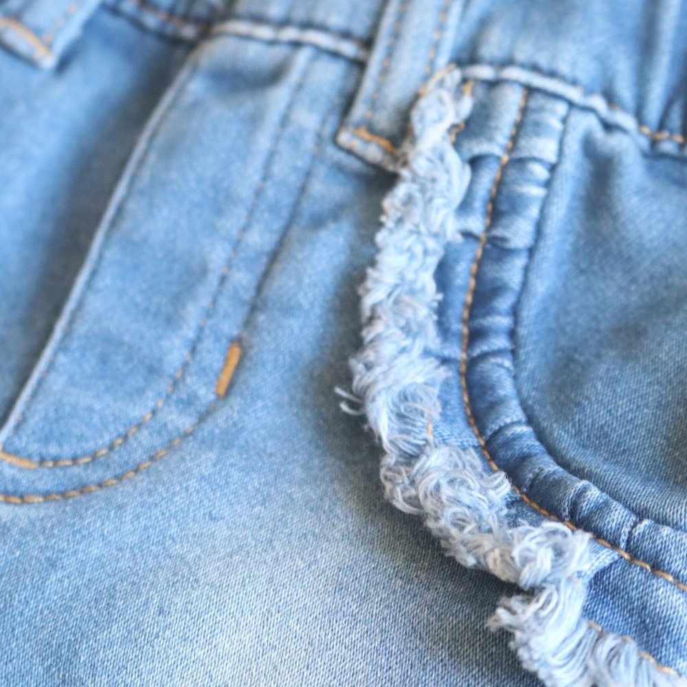 Baby Girl Clothes Soft Pull On Ruffle Jeans Leggings Long Sleeve Top 3pc Bundle - Picture 3 of 16